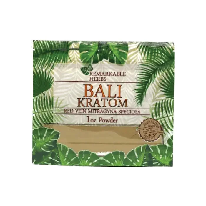 1oz Red Vein Bali Remarkable Herbs Kratom Powder