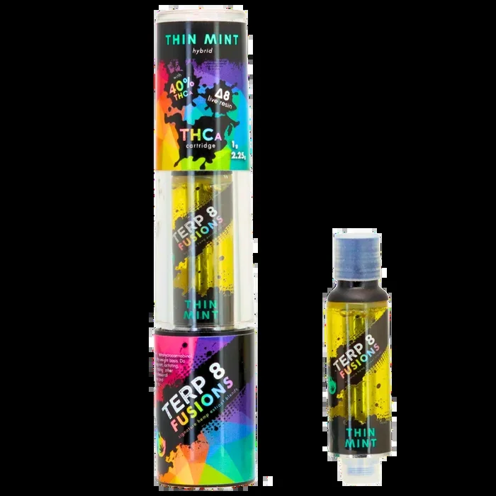 2.25-Gram Thin Mint THCA + D8 Live Resin Cartridge
