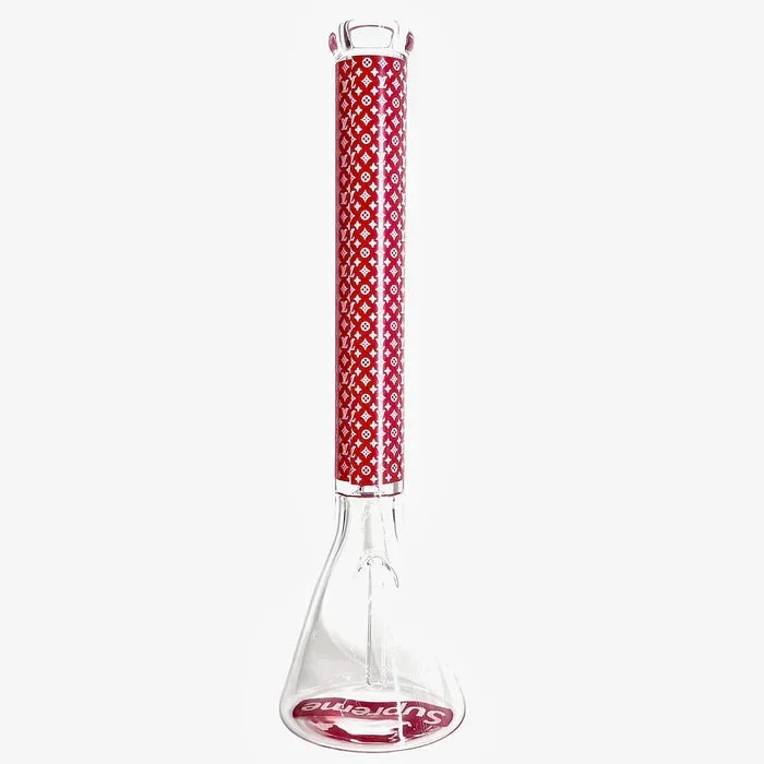 20″ 9mm Designer Glow in the Dark Glass Bong