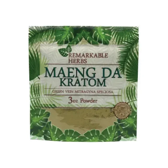 3oz Green Vein Maeng Da Remarkable Herbs Kratom Powder