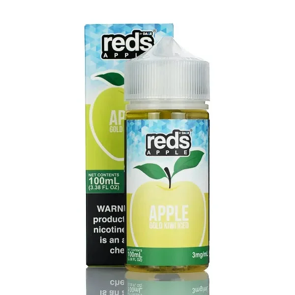 7 Daze – Reds Apple eJuice Gold Kiwi ICED- 100ml