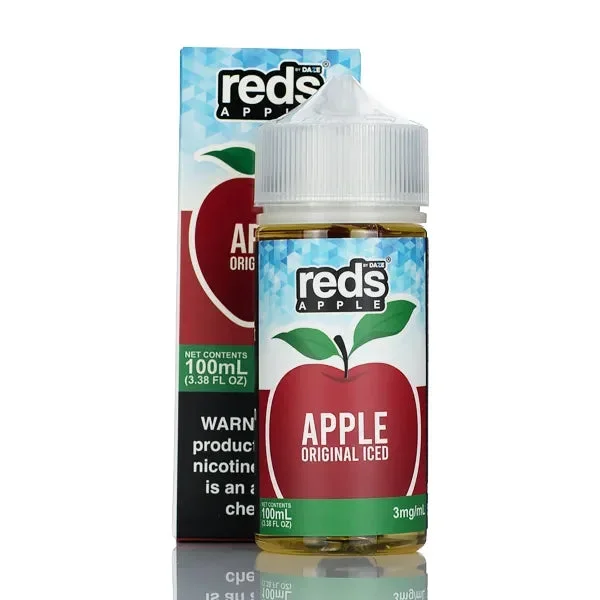 7 Daze – Reds Apple ICED eJuice – 100ml