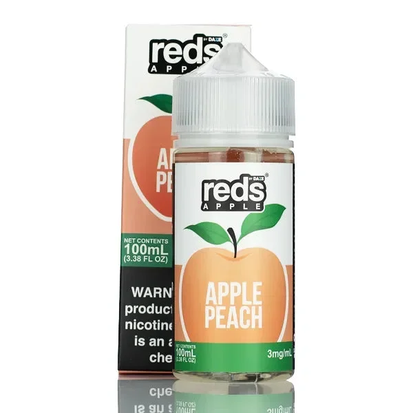 7 Daze – Reds Apple Peach eJuice – 100ml
