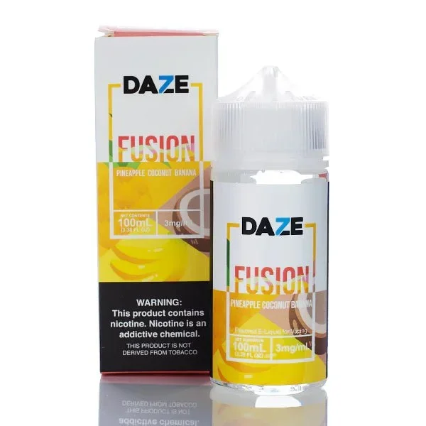 7 DAZE FUSION – PINEAPPLE COCONUT BANANA – 100ML