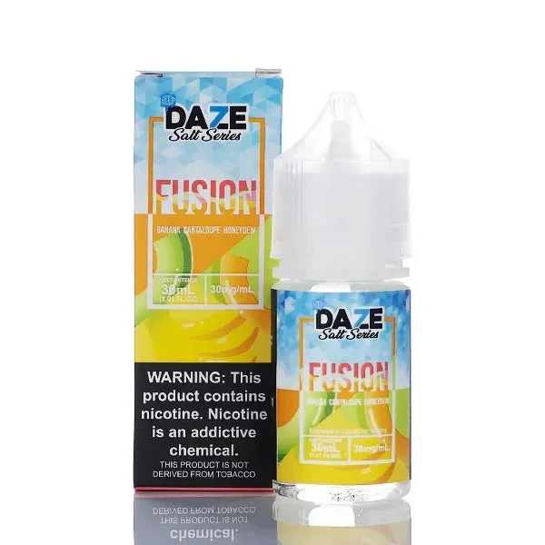 7 Daze Fusion TFN Salt – Banana Cantaloupe Honeydew ICED – 30ml