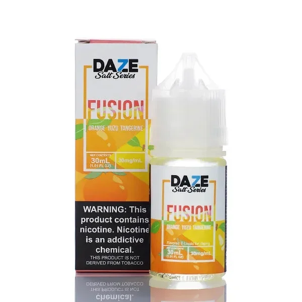 7 Daze Fusion TFN Salt – Orange Yuzu Tangerine – 30ml