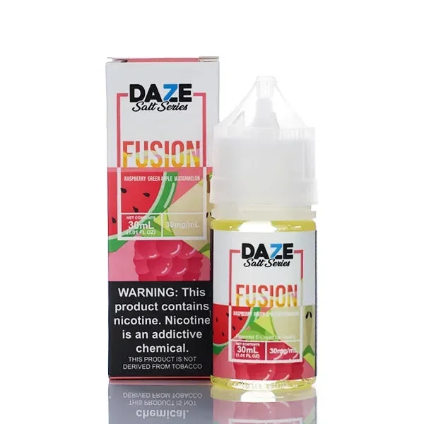7 Daze Fusion TFN Salt – Raspberry Green Apple Watermelon – 30ml (Discontinued)