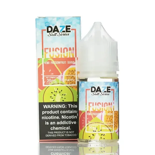 7 Daze Fusion TFN Salts – Kiwi Passionfruit Guava ICED – 30ml