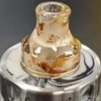 810 Semi Clear with Red Flakes Funnel Tip CB10