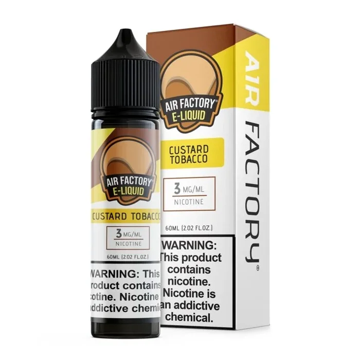 AIR FACTORY ELIQUID – CUSTARD TOBACCO – 60ML