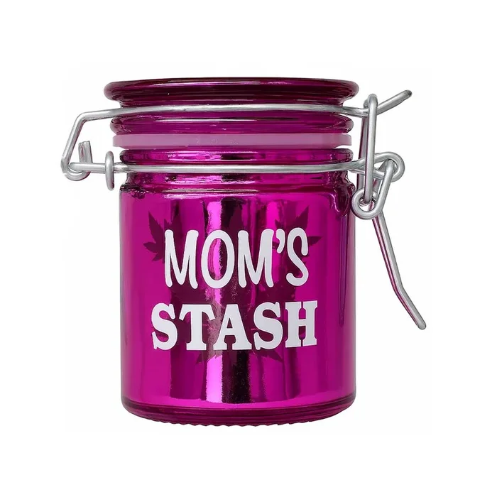 AIRTIGHT GLASS MOM’S STASH STORAGE JAR