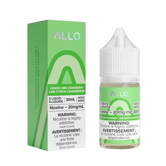Allo E-Liquid Salt – Lemon Lime Cranberry