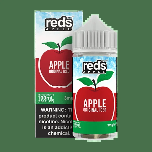 Apple Original ICED – Red’s Apple E-Juice by 7 Daze – 100mL