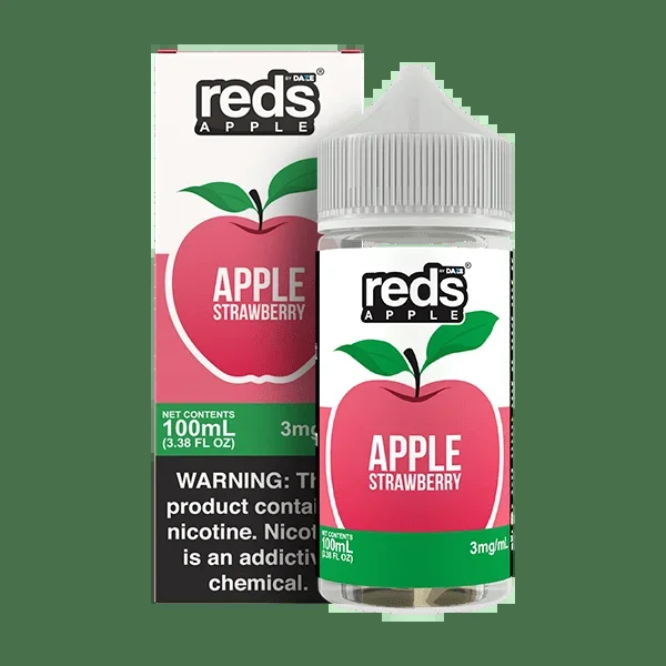 Apple Strawberry – Red’s Apple E-Juice by 7 Daze – 100mL