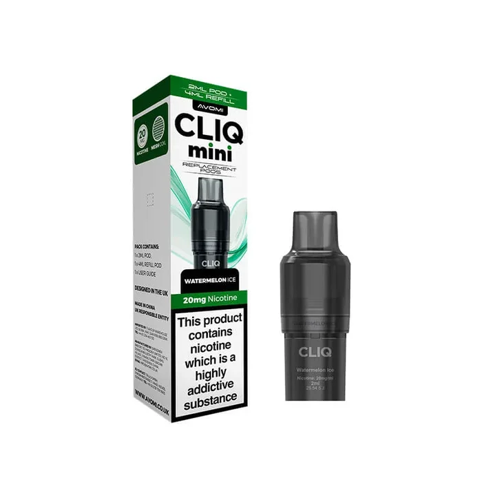 Avomi CLIQ Mini Prefilled Vape Pod + Refill – Watermelon Ice