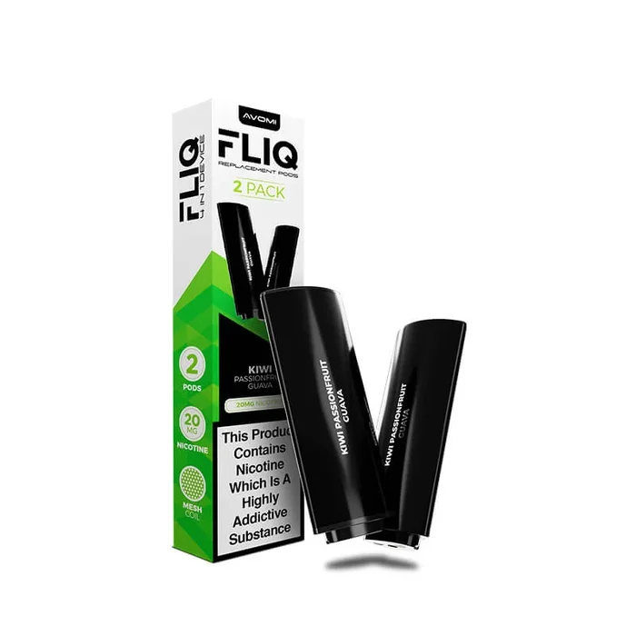 Avomi FLIQ Prefilled Vape Pods – Kiwi Passionfruit Guava