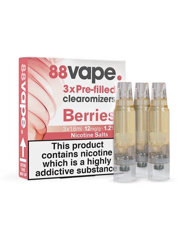 Berries Pre-Filled Clearomizers (x3)