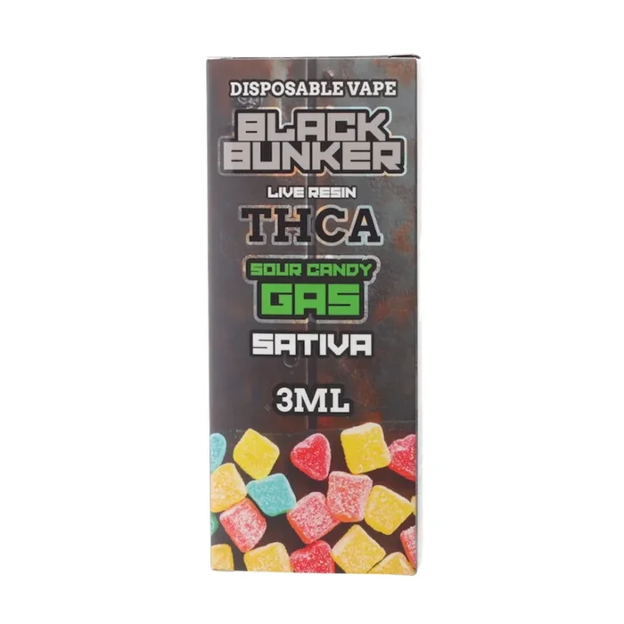 Black Bunker THC-A Live Resin Vaporizer – 3000mg
