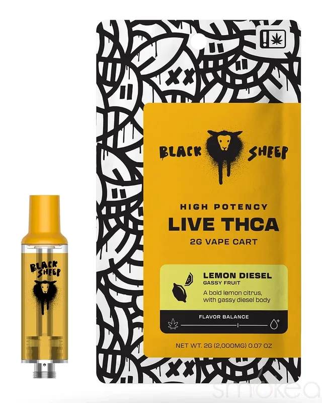Black Sheep THCA Quad Blend Cartridge – Lemon Diesel