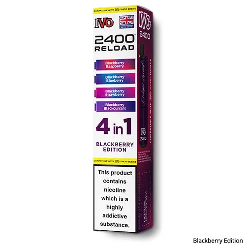 Blackberry Edition Prefilled Pods by IVG 2400