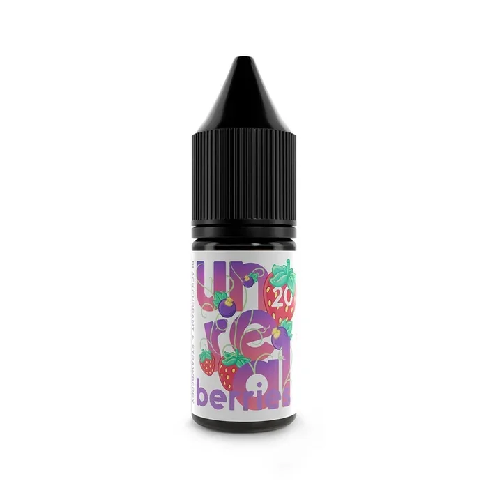 Blackcurrant & Strawberry Nic Salt by Unreal Berries. – 10ml