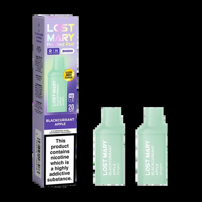 Blackcurrant Apple Lost Mary BM600 Pods