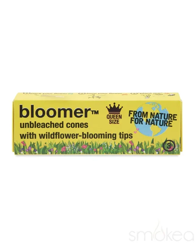 Bloomer Queen Size Unbleached Plantable Wax Tip Cones (3-Pack)