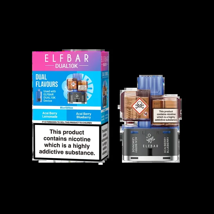 Blue Edition Elfbar Dual 10k Refill Pack