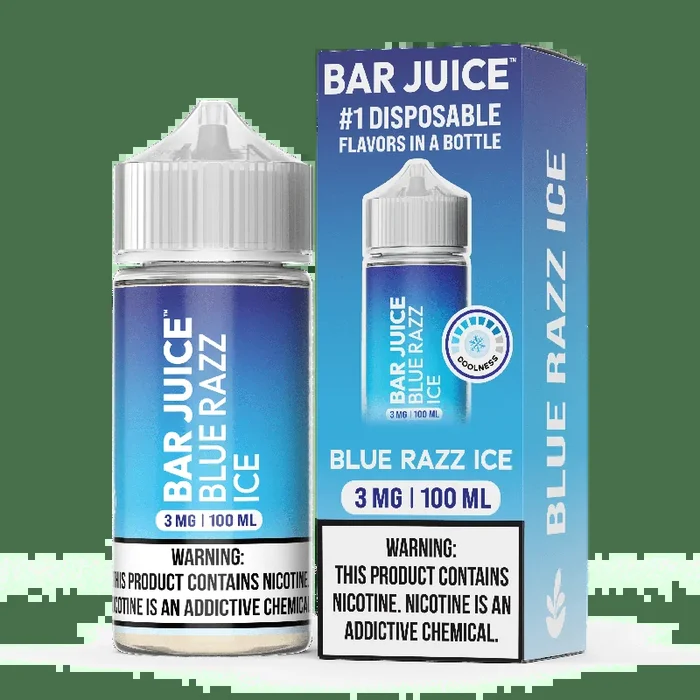 Blue Razz ICE – Bar Juice – 100mL