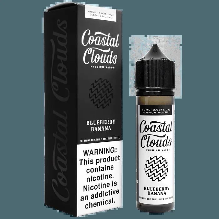 Blueberry Banana by Coastal Clouds E-Liquid (60ml) (ON SALE)
