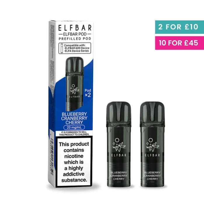 Blueberry Cherry Cranberry – Elf Bar 600 Pre-Filled Pods
