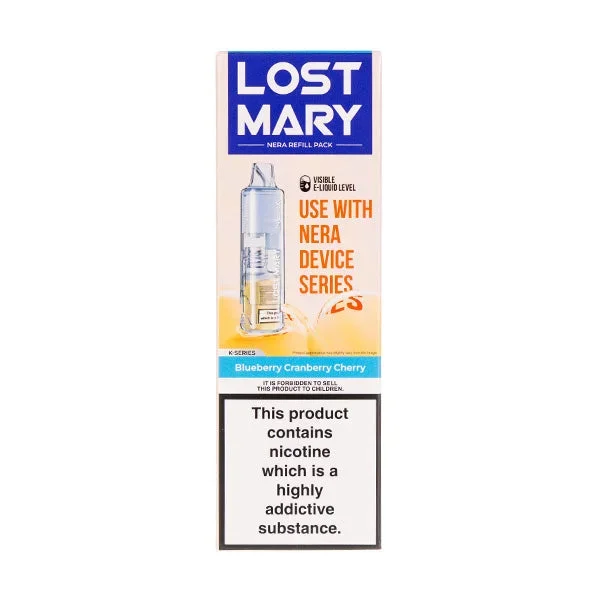 Blueberry Cranberry Cherry Nera 15k Pureview Prefilled Pod + Refill by Lost Mary