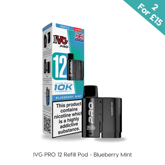 Blueberry Mint – IVG PRO 12 Pods