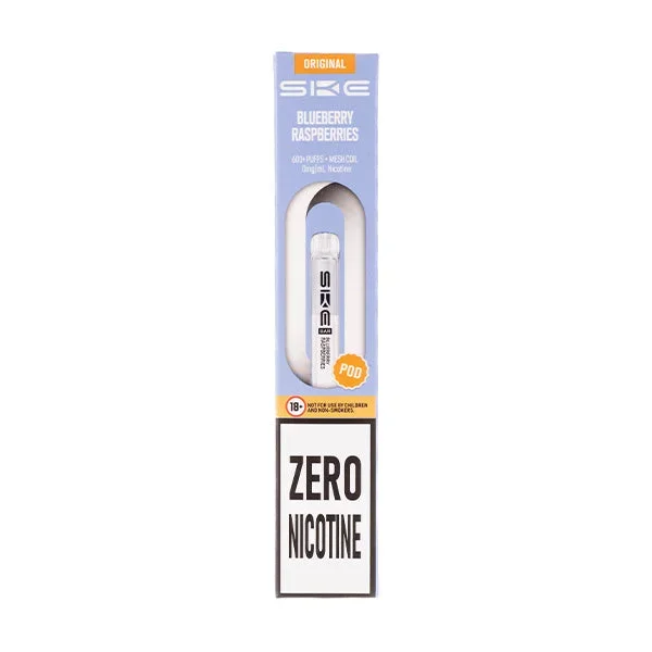 Blueberry Raspberries Crystal Bar 600 Zero Nicotine Prefilled Pods by SKE