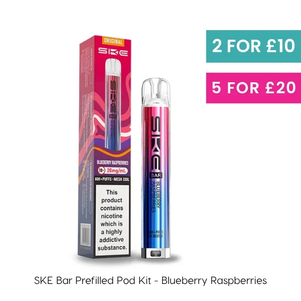 Blueberry Raspberries SKE BAR Pod Kit