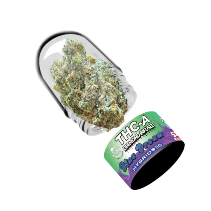 Bomb Bar Diamond Infused Blue Dream THC-A Flower – 5g