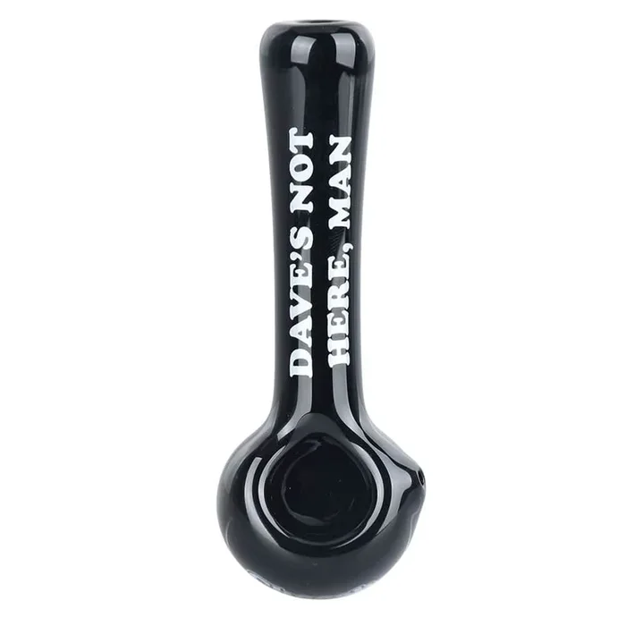 Cheech & Chong Dave’s Not Here, Man Glass Spoon Pipe – 4.5″