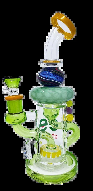 Cheech Glass 9″ Dichro Recycler