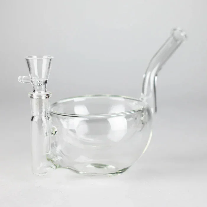 Clear Katora Water Pipe – Unique Bowl-Style Design