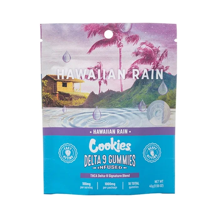 Cookies Hawaiian Rain THC-A + Delta 9 Gummies – 10ct