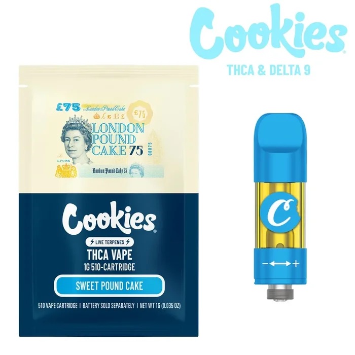 Cookies London Pound Cake THC-A Cartridge – 1000mg