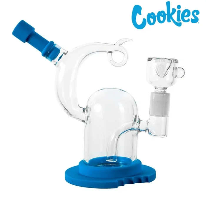 Cookies Sili-Boro Bubbler Bong – 7in