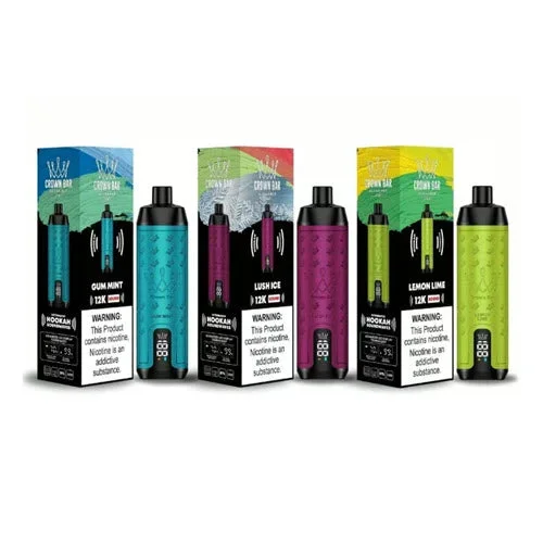 Crown Bar 12K Sound Disposable Vape Device – 6PK