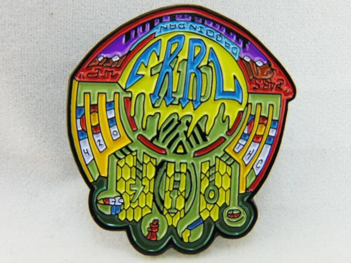 Dabbin’ Dan The Crop Circle of Errl Hat Pin
