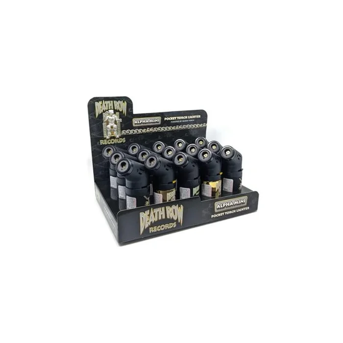 Death Row Records (DSPLY 15pc)(Lighter) Alpha Mini Torch (SAS)