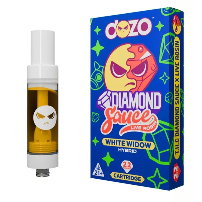 Dozo Diamond Sauce White Widow Cartridge – 2200mg