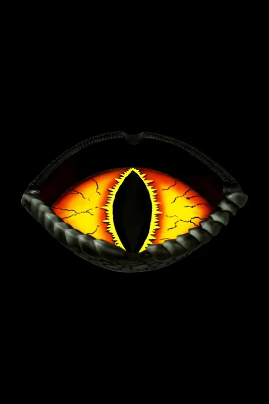 Dragon Eye Polyresin Ashtray