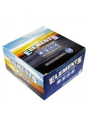 Elements Connoisseur King Size Slim Rolling Papers + Tips