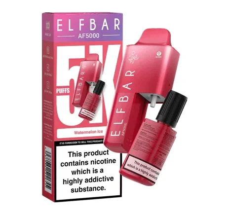 Elf Bar AF5000 Disposable Vape – Watermelon Ice (5000 puffs)