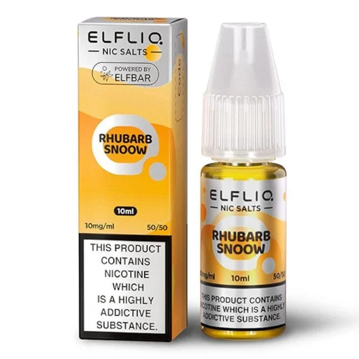 ElfLiq Nic Salt 10ml – Rhubarb Snoow Elf bar e-liquid